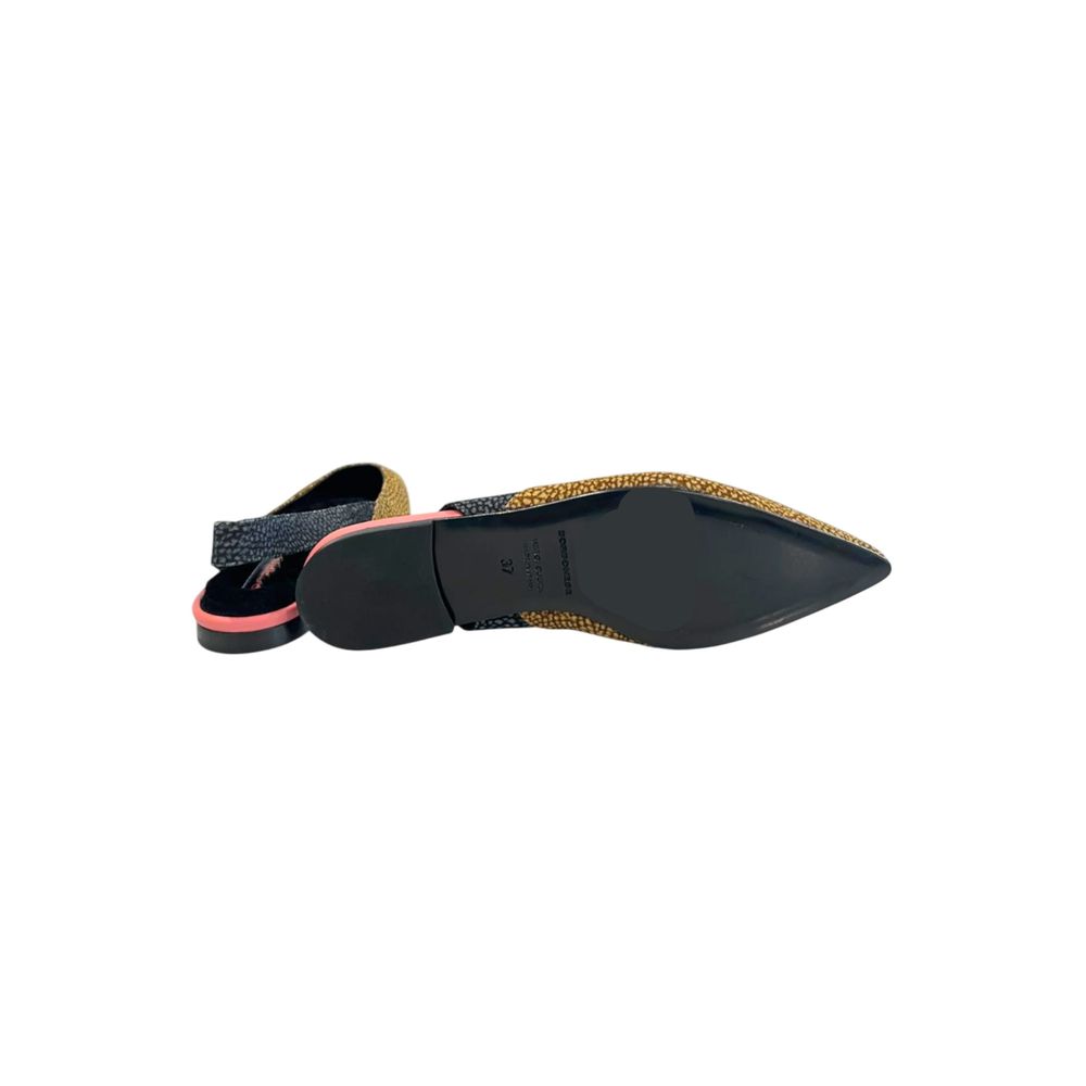 Borbonese Beige Leather Women Ballet Flat | Regal Royce