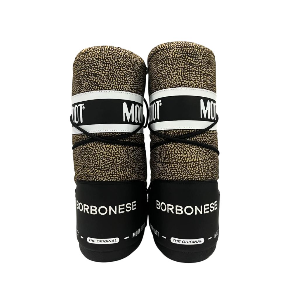 Borbonese Beige Textile Women Boot | Regal Royce