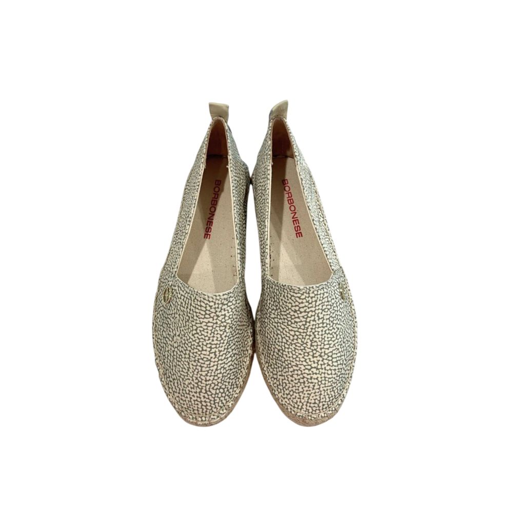 Borbonese Green Textile Women Sandal