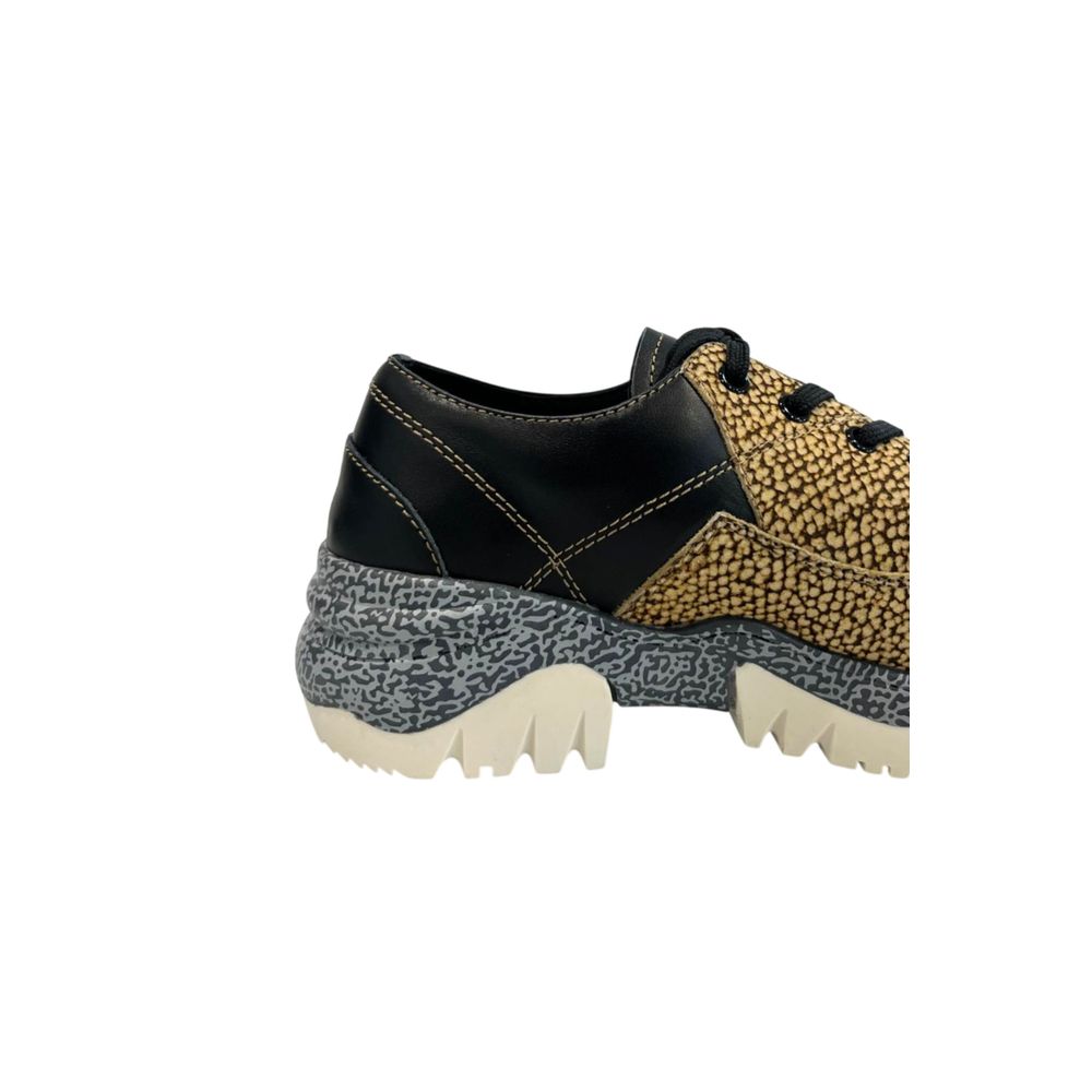 Borbonese Beige Leather Women Sneaker | Regal Royce