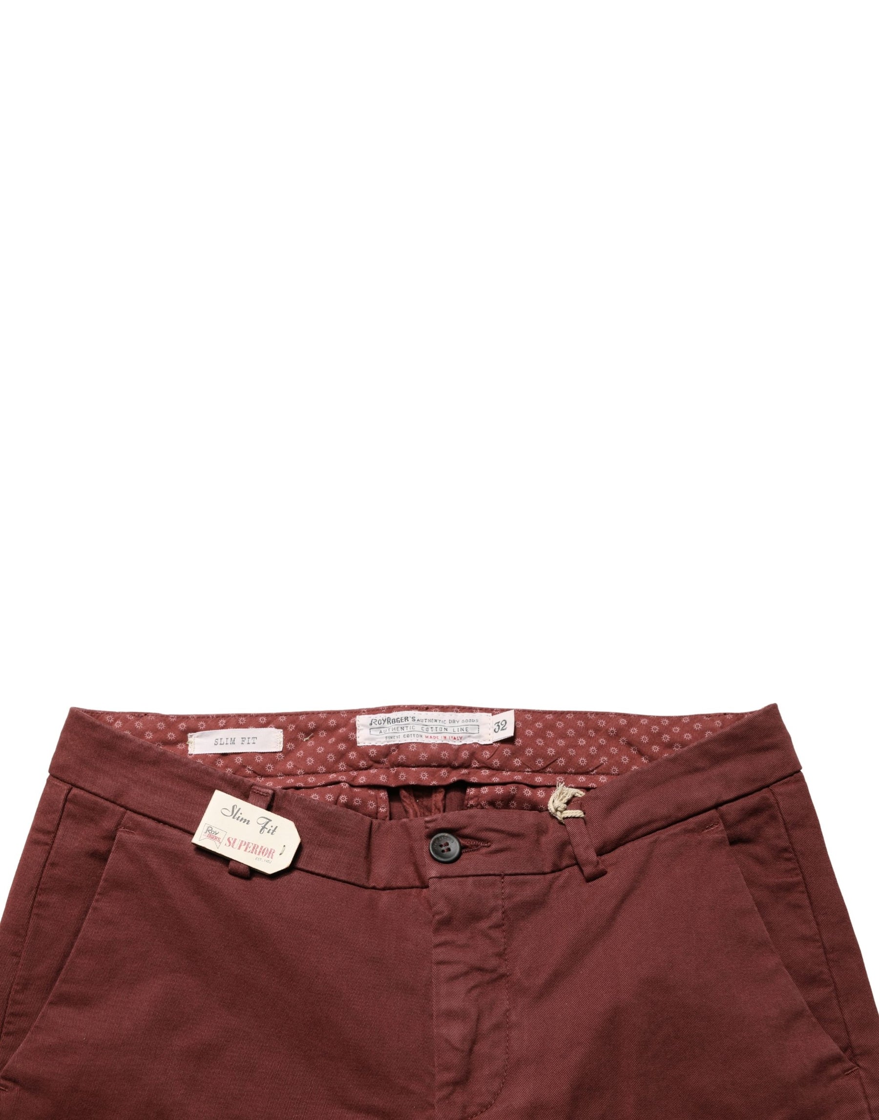 Roy Roger's Maroon Mid Waisted Slim Fit Denim Trouser Jeans | Regal Royce