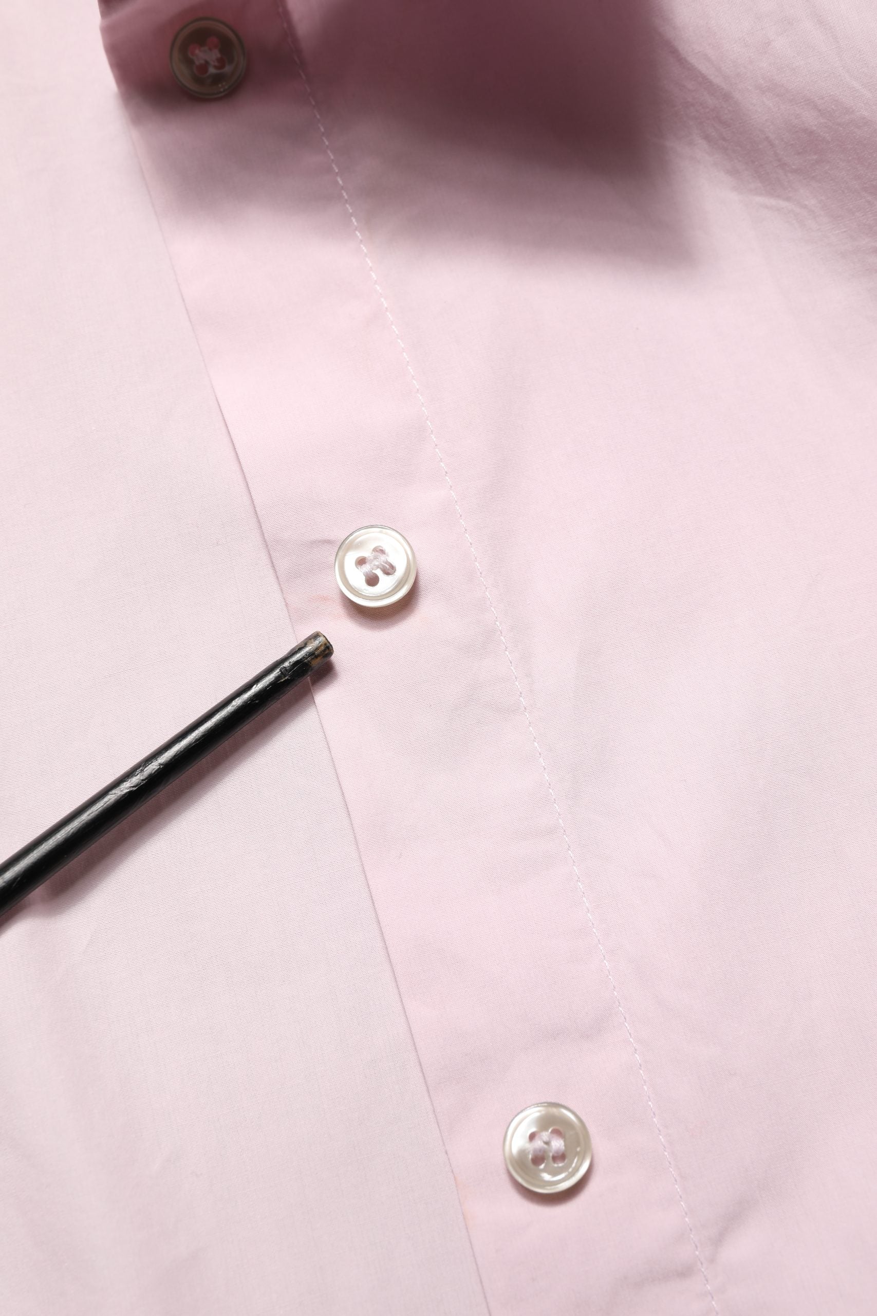 Dolce & Gabbana LightPink Cotton Collared Buttoned Blouse  Top | Regal Royce