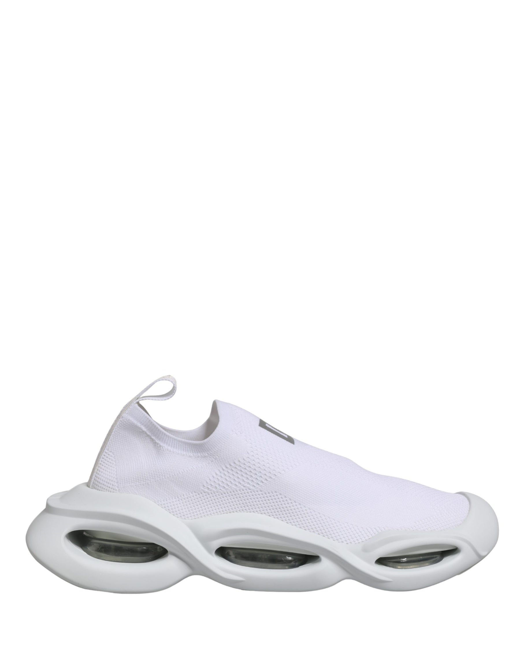 Dolce & Gabbana White Slip On Wave Low Top Sneakers Shoes | Regal Royce