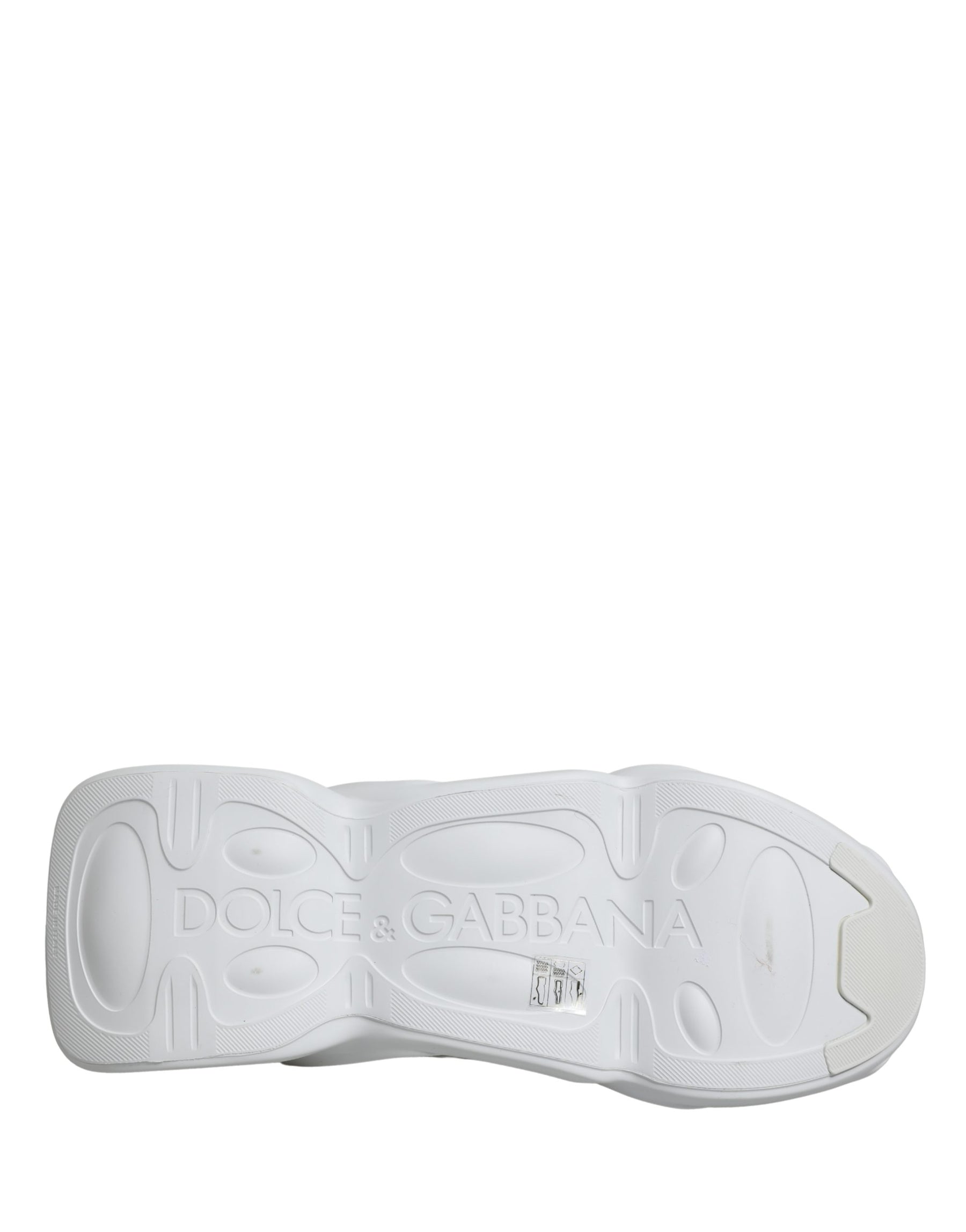 Dolce & Gabbana White Slip On Wave Low Top Sneakers Shoes | Regal Royce