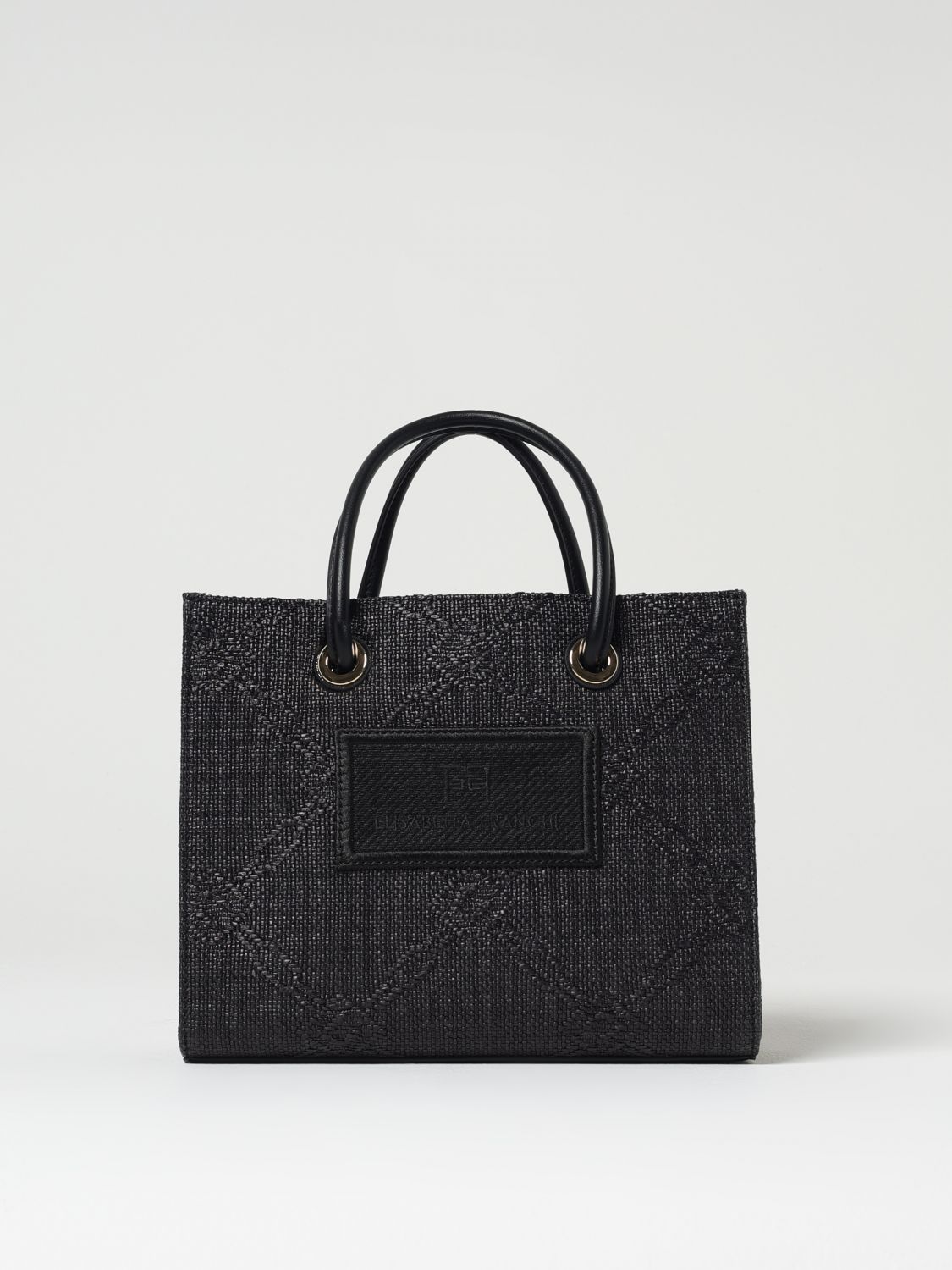 Elisabetta Franchi Black Synthetic Tote Bag | Regal Royce