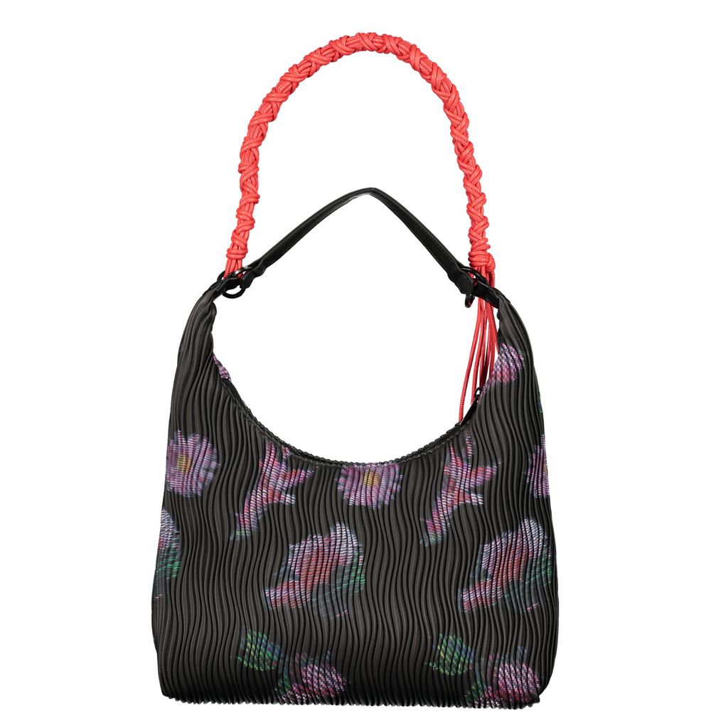 Desigual Nero Polyurethane Women Handbag | Regal Royce
