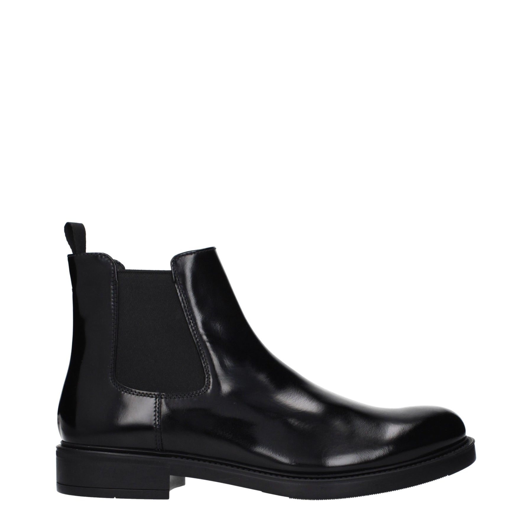 Prada Black Leather Ankle Boots | Regal Royce