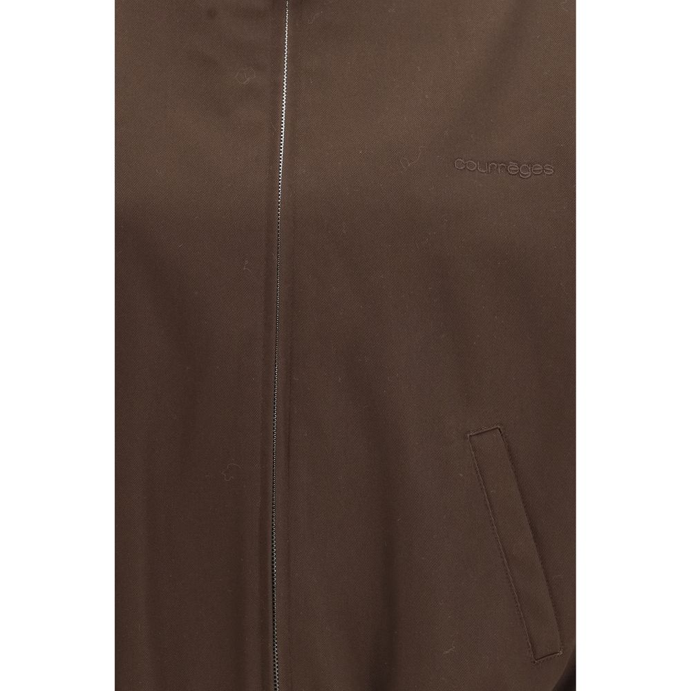 Courrèges Brown Polyester Bomber | Regal Royce