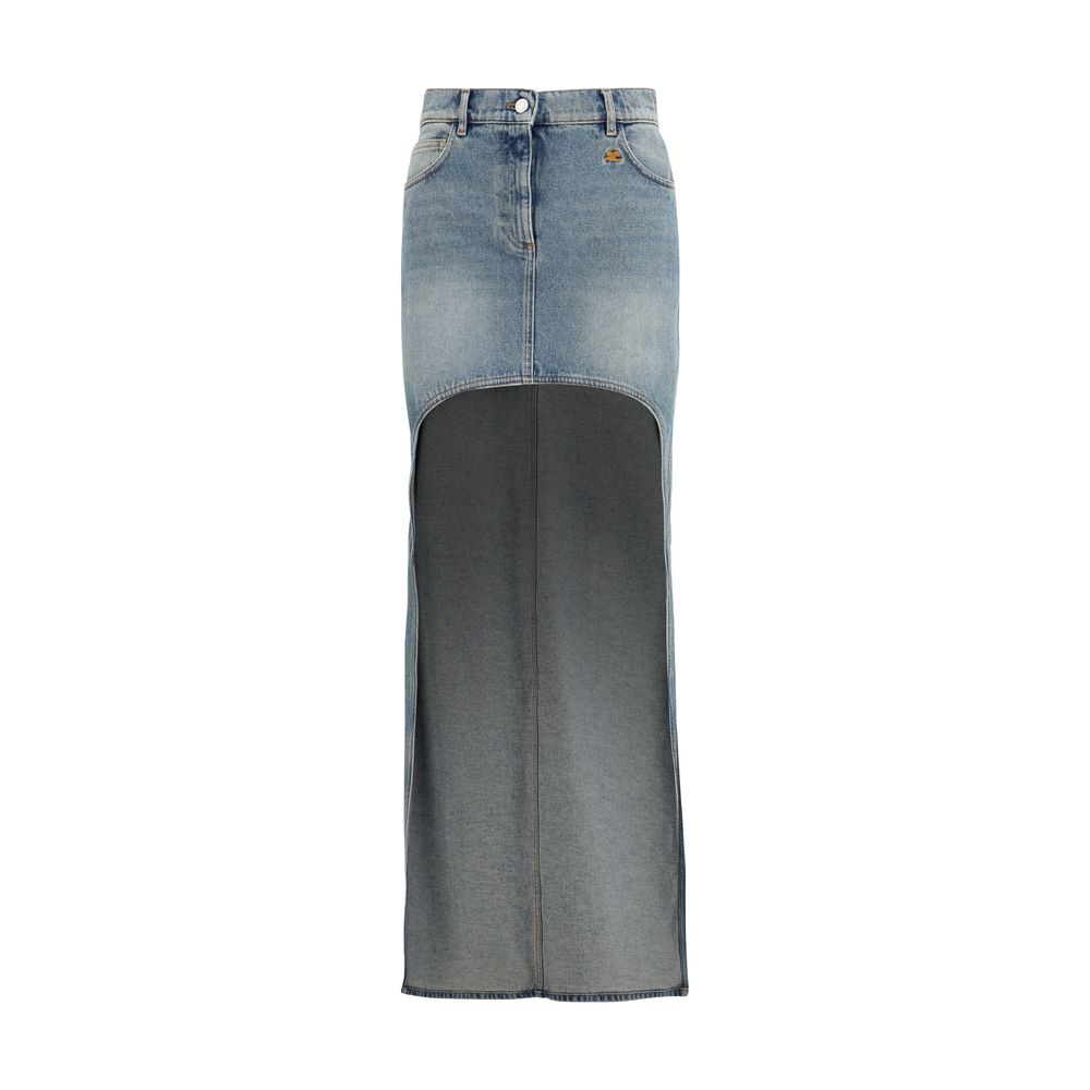 Courrèges Blue Denim Skirt | Regal Royce