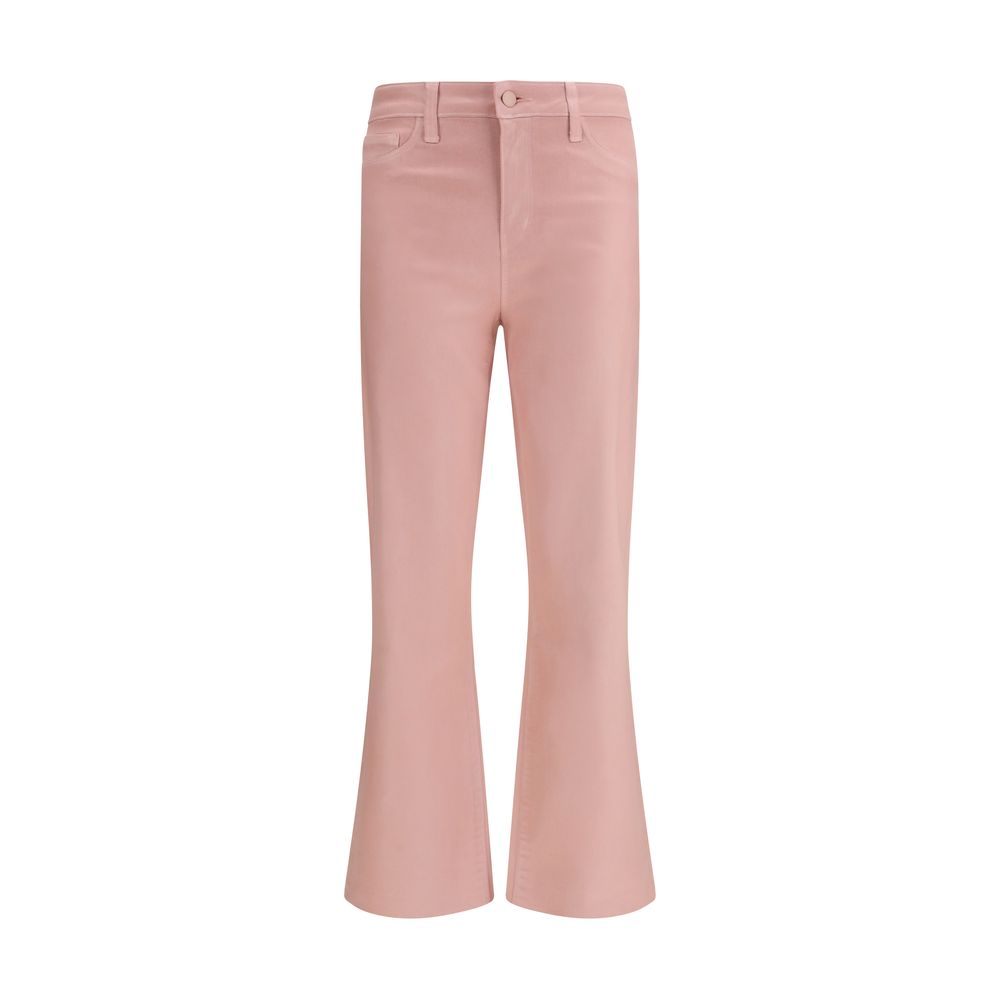 L'Agence Multicolor Cotton Flared Pants | Regal Royce