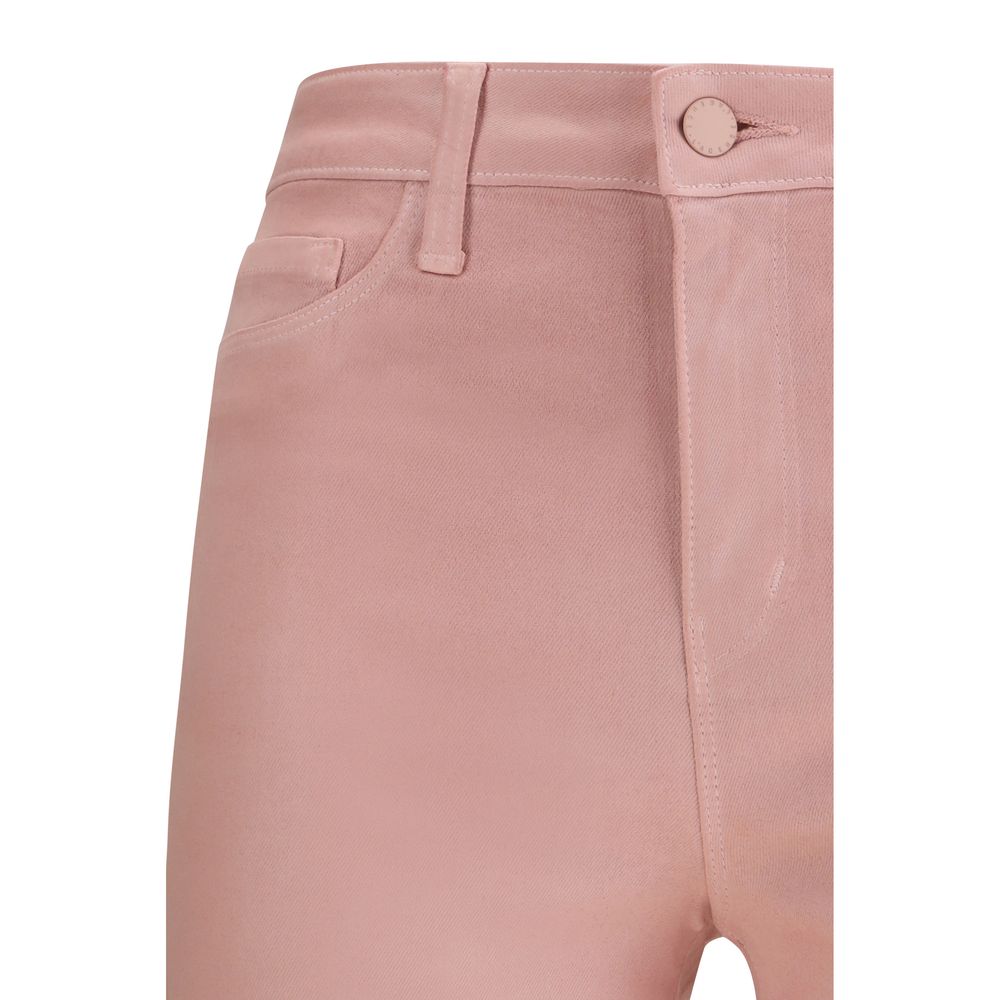 L'Agence Multicolor Cotton Flared Pants | Regal Royce