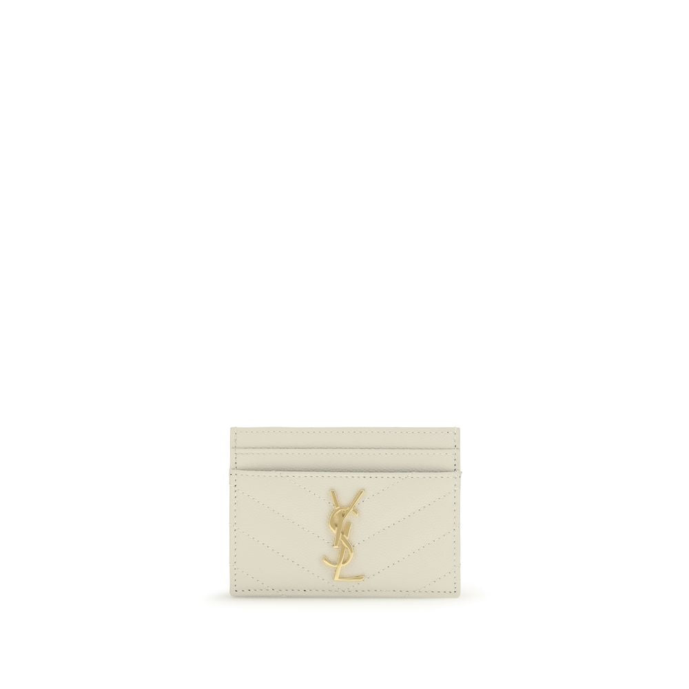 Saint Laurent Beige Calf Leather Bos Taurus Wallet | Regal Royce