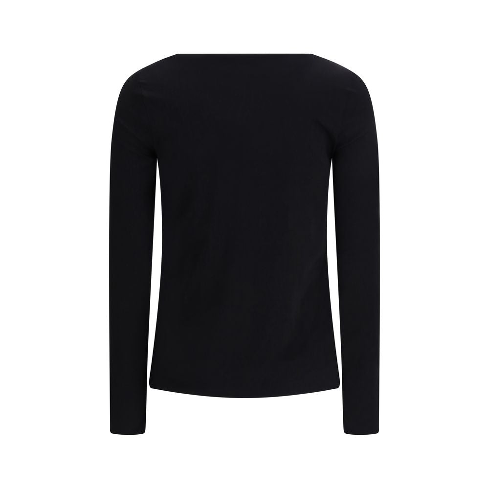Wolford Black Modal Long Sleeve T-Shirt | Regal Royce