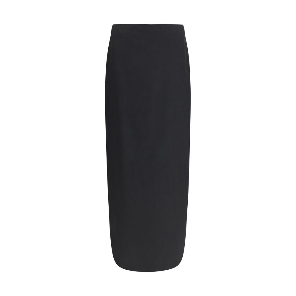 The Row Black Wool Long Skirt | Regal Royce