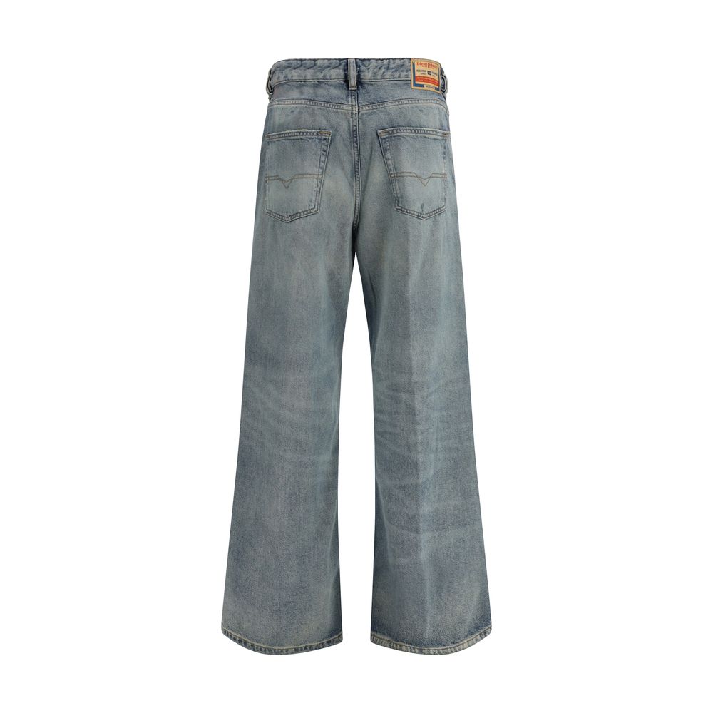 Diesel Blue Cotton Relaxed Fit Jeans | Regal Royce