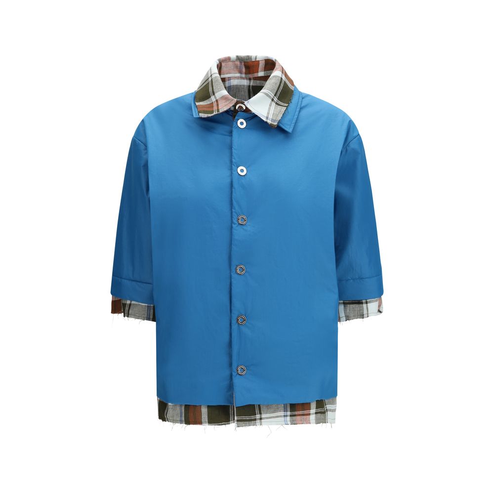 MARBELL Blue Polyamide Dress Shirt | Regal Royce