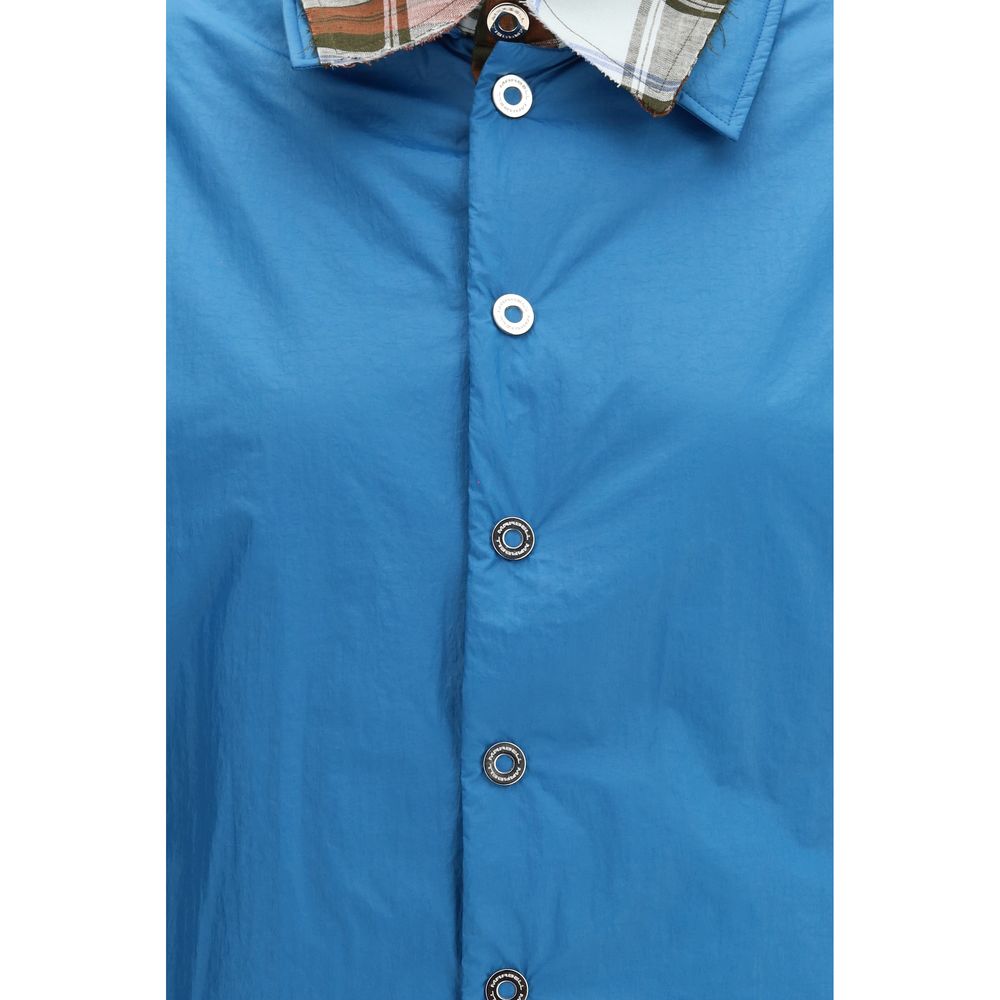 MARBELL Blue Polyamide Dress Shirt | Regal Royce