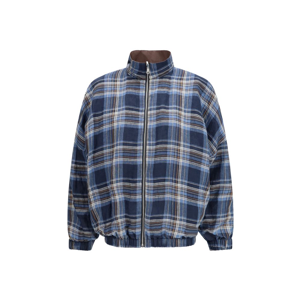 MARBELL Brown Polyamide Bomber | Regal Royce