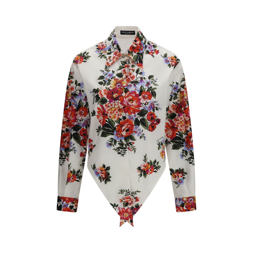 Dolce & Gabbana Multicolor Cotton Pattern Shirt | Regal Royce