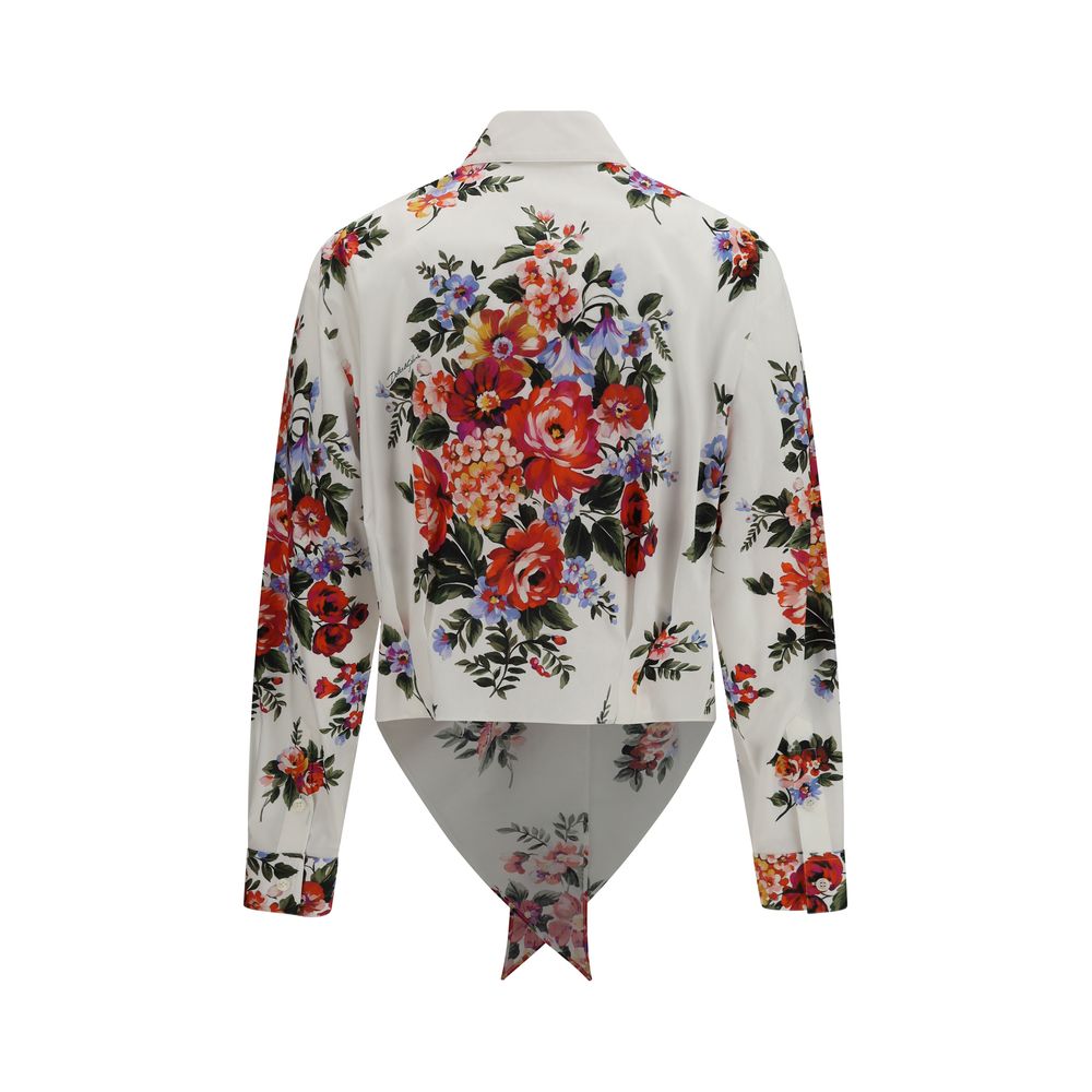 Dolce & Gabbana Multicolor Cotton Pattern Shirt | Regal Royce