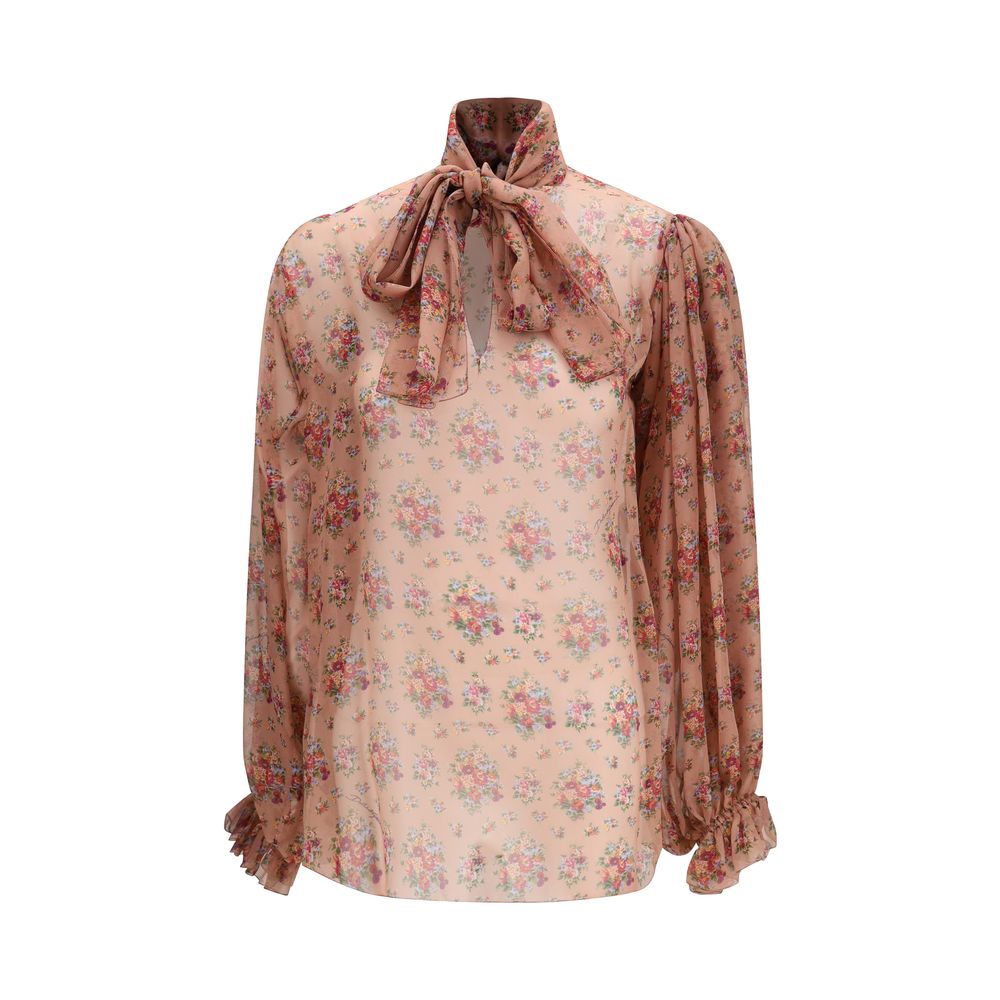 Dolce & Gabbana Multicolor Silk Blouse | Regal Royce