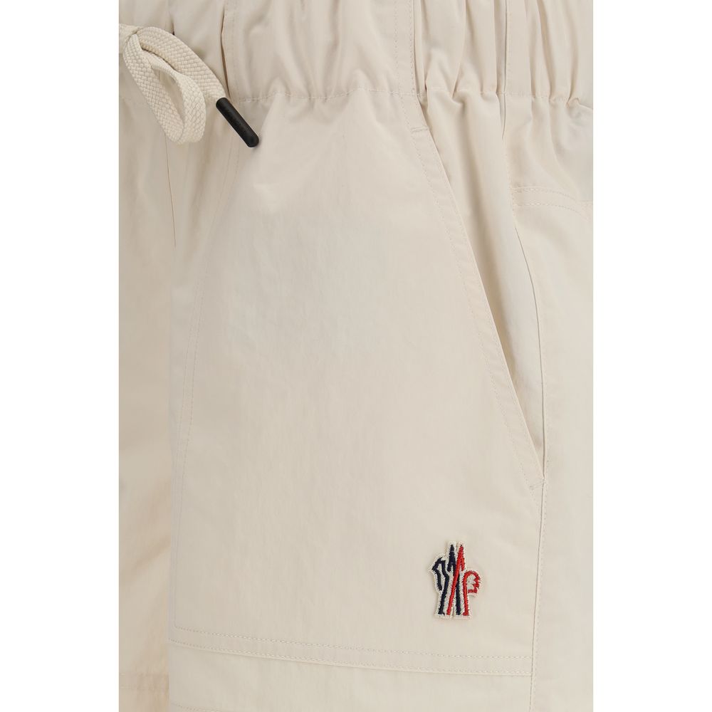 Moncler Grenoble Beige Polyester Bermuda Shorts | Regal Royce