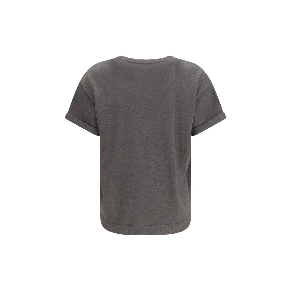 Brunello Cucinelli Gray Nylon T-Shirt | Regal Royce