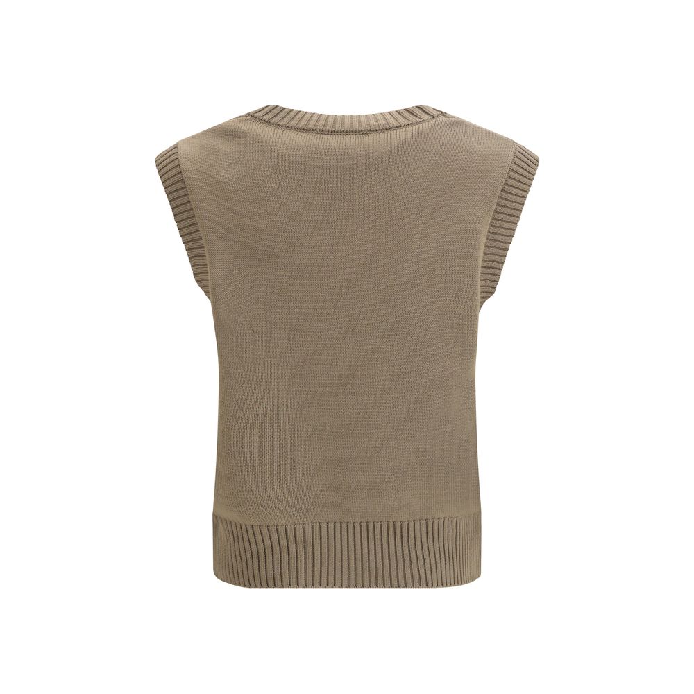 Ami Paris Beige Fleece Wool Sweatshirt | Regal Royce