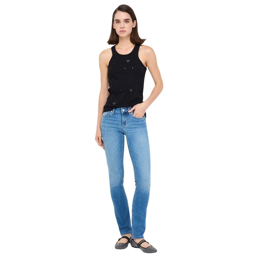 Liu Jo Light Blue Cotton Skinny Jeans | Regal Royce
