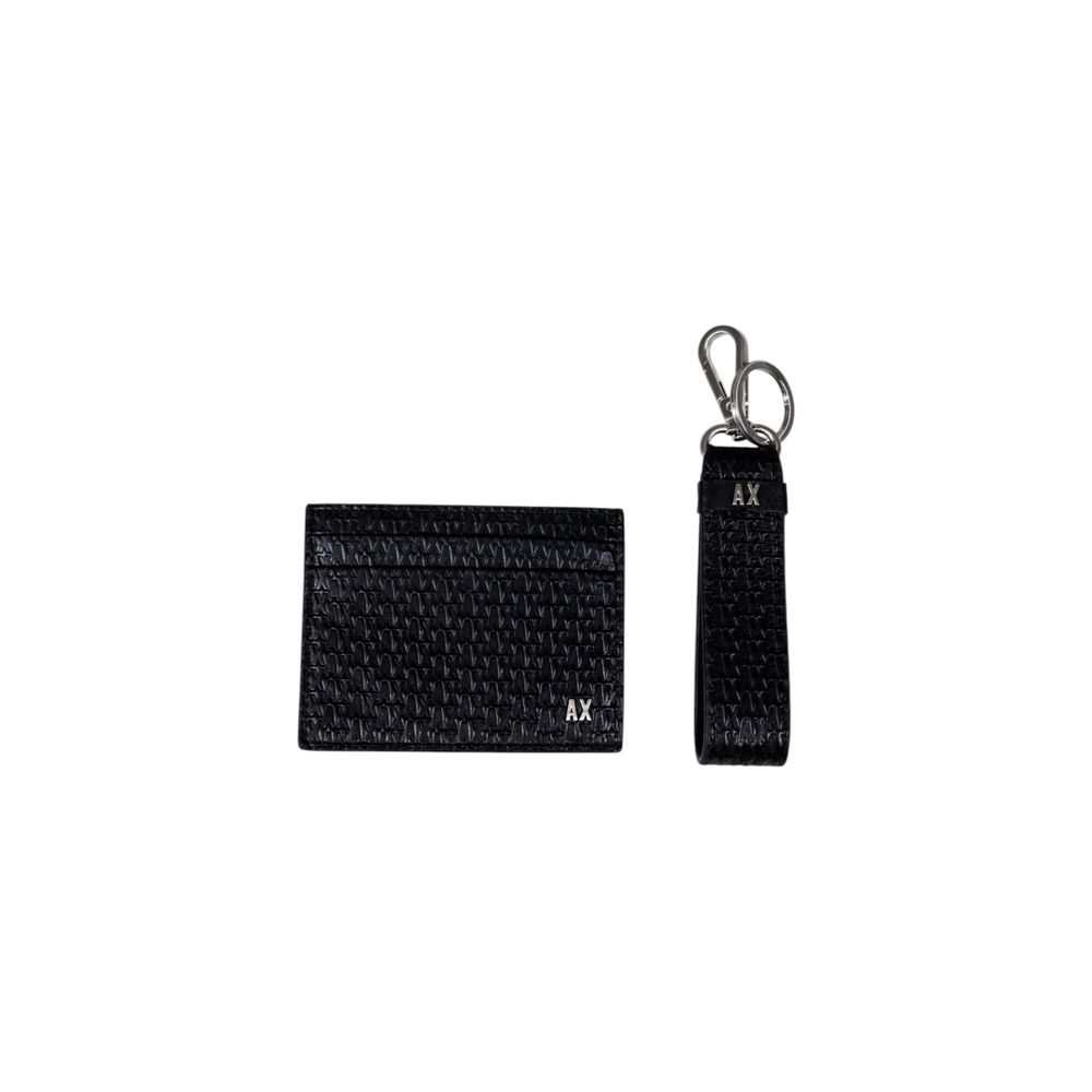 Armani Exchange Black Leather Wallet | Regal Royce