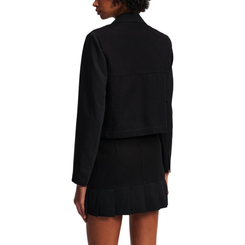 Karl Lagerfeld Black Polyester Blazer | Regal Royce
