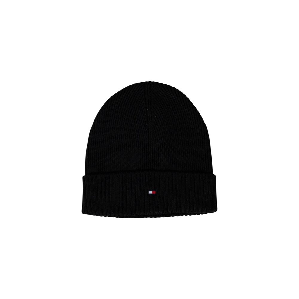 Tommy Hilfiger Black Cotton Beanie | Regal Royce