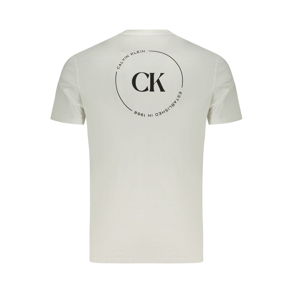 Calvin Klein Bianco Cotton Men T-Shirt | Regal Royce