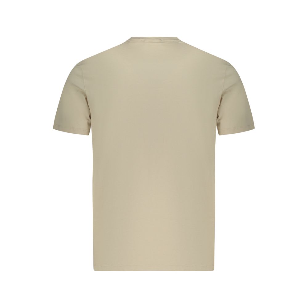 Calvin Klein Beige Cotton Men T-Shirt | Regal Royce