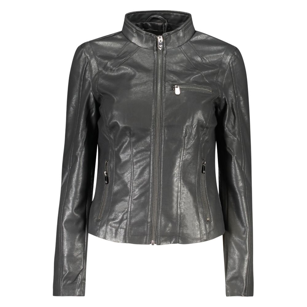 Desigual Nero Poliuretano Women's Jacket | Regal Royce