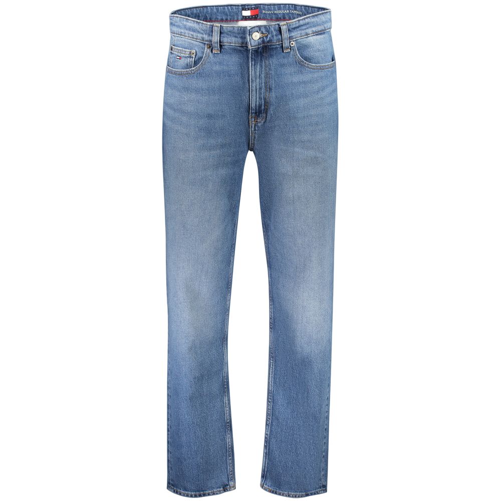 Tommy Hilfiger Blu Cotton Men Jeans | Regal Royce