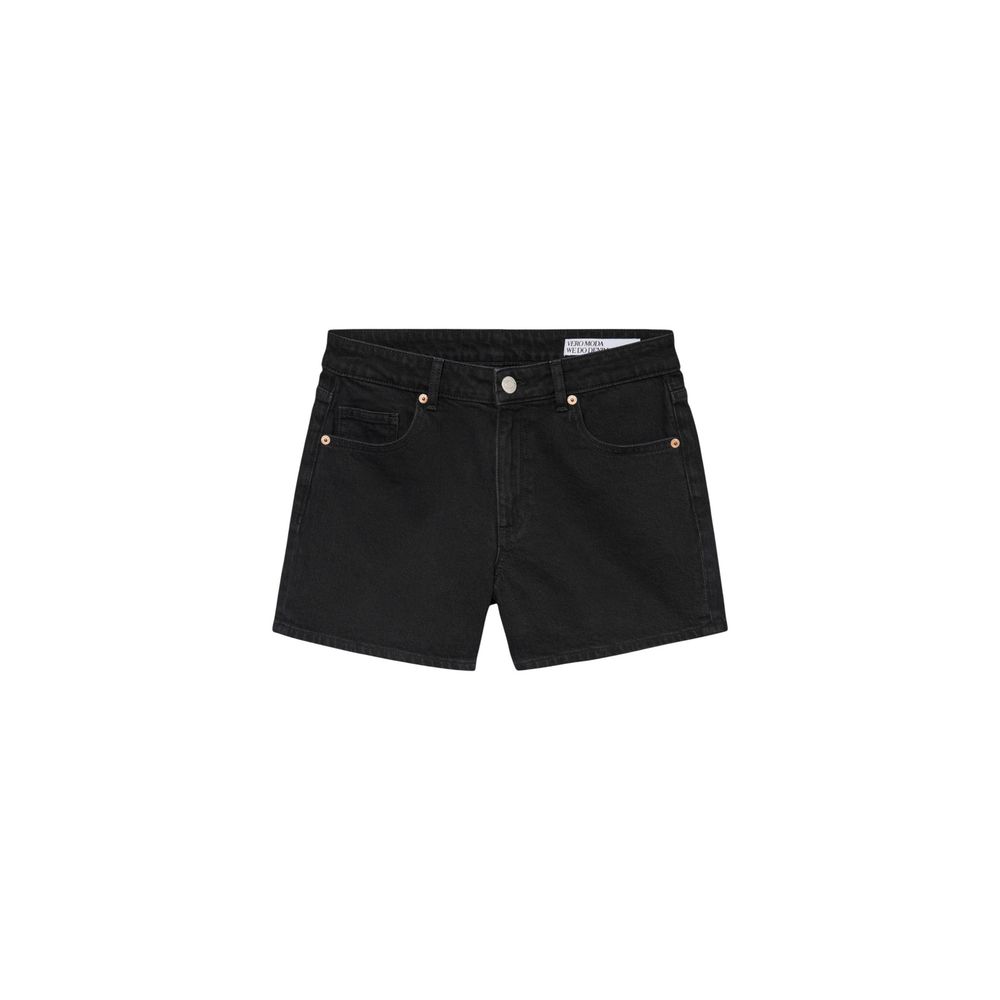 Vero Moda Black Cotton Shorts | Regal Royce