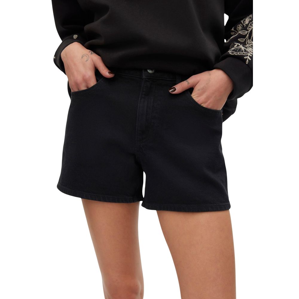 Vero Moda Black Cotton Shorts | Regal Royce