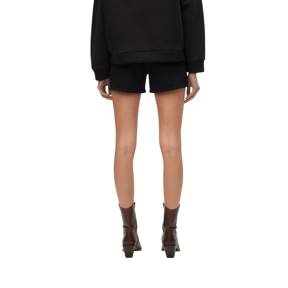 Vero Moda Black Cotton Shorts | Regal Royce