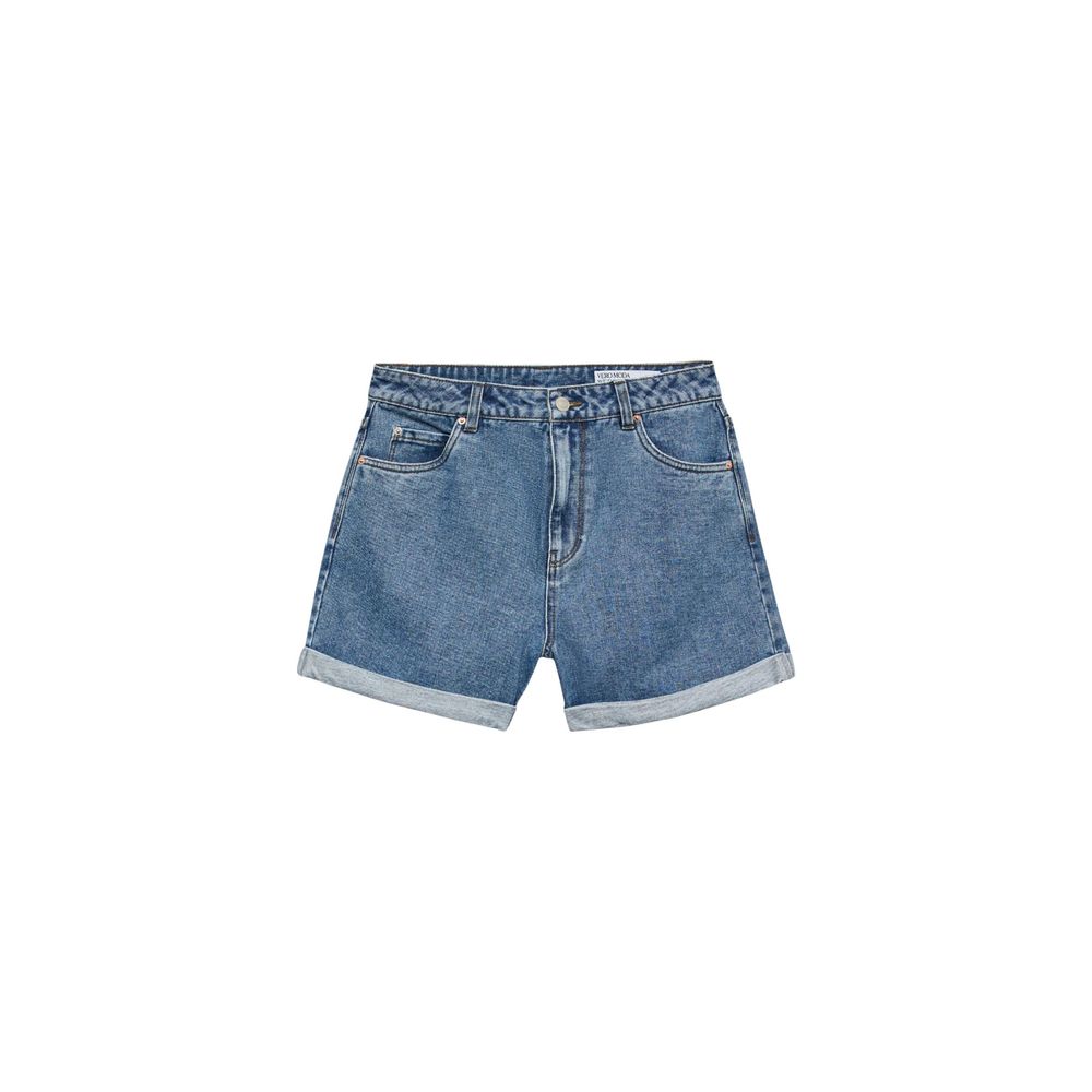 Vero Moda Light Blue Cotton Shorts | Regal Royce