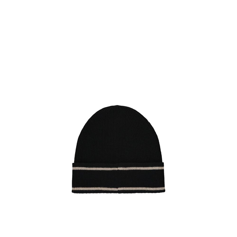 Balmain Black Merino Wool Beanie | Regal Royce