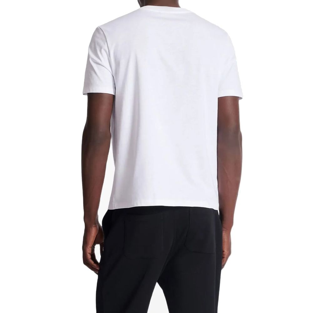 Balmain White Cotton T-Shirt | Regal Royce