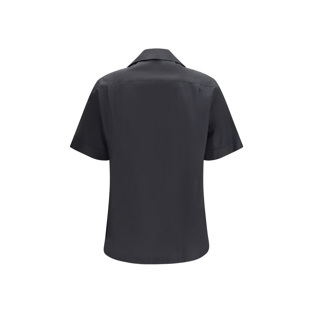 Dolce & Gabbana Black Cotton Shortsleeve Shirt | Regal Royce