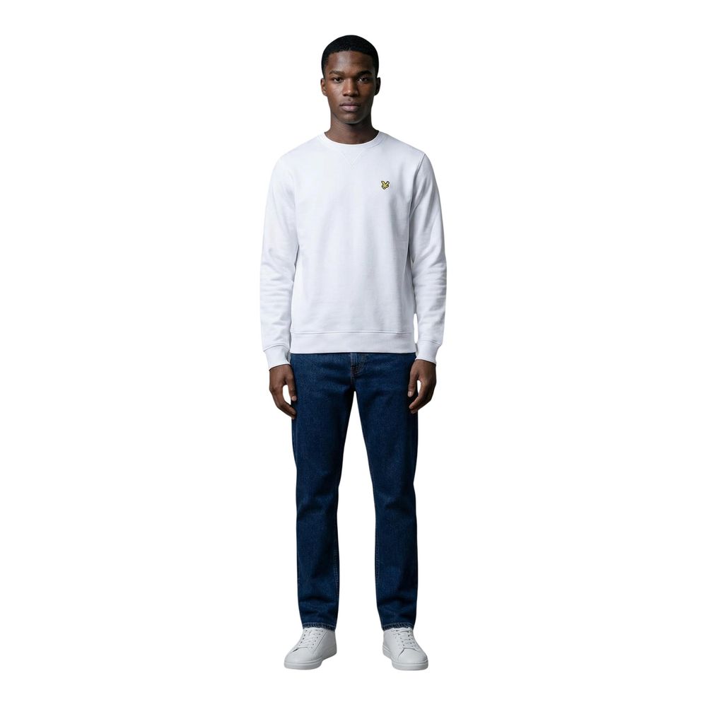 Lyle & Scott White Cotton Sweatshirt | Regal Royce