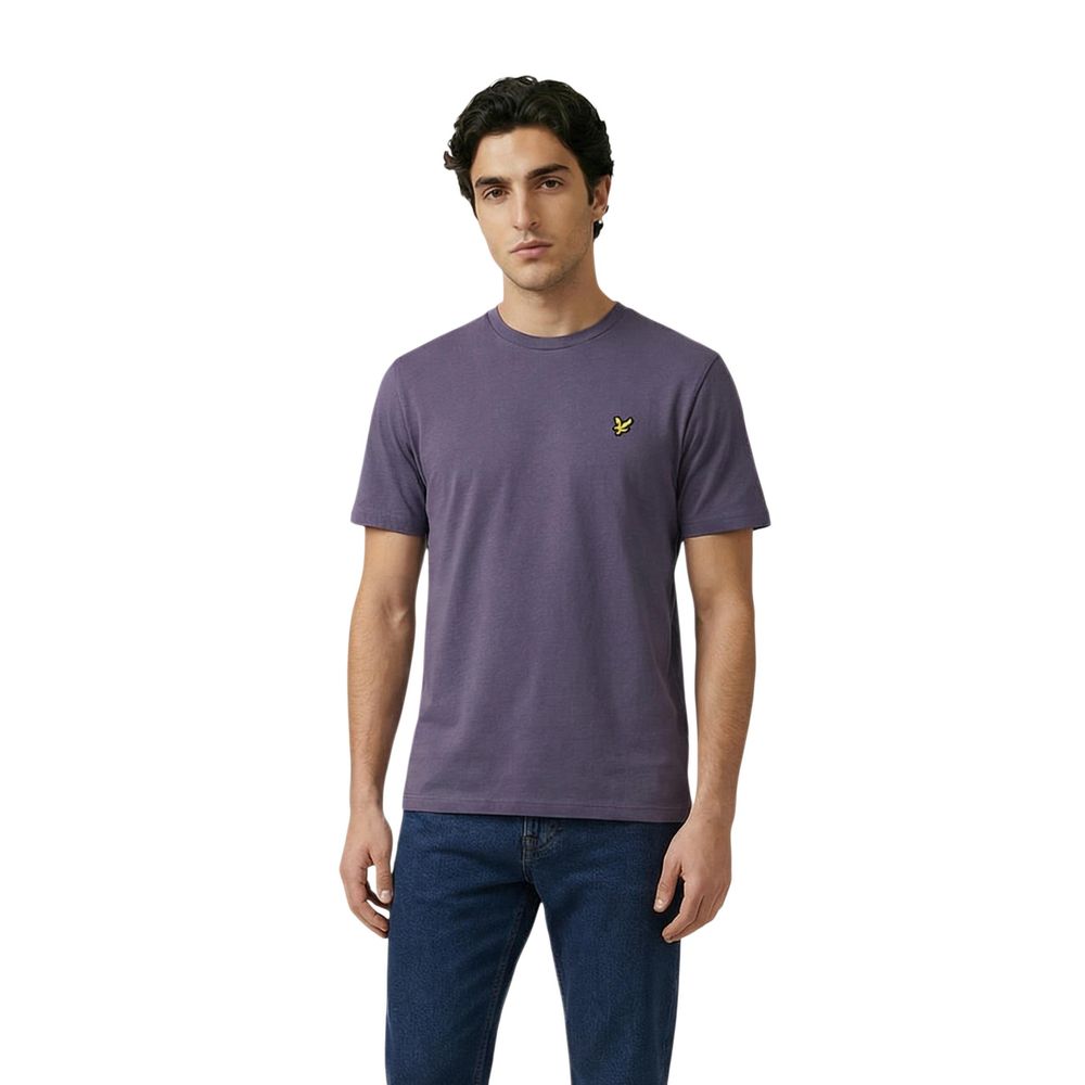 Lyle & Scott Purple Cotton T-Shirt | Regal Royce