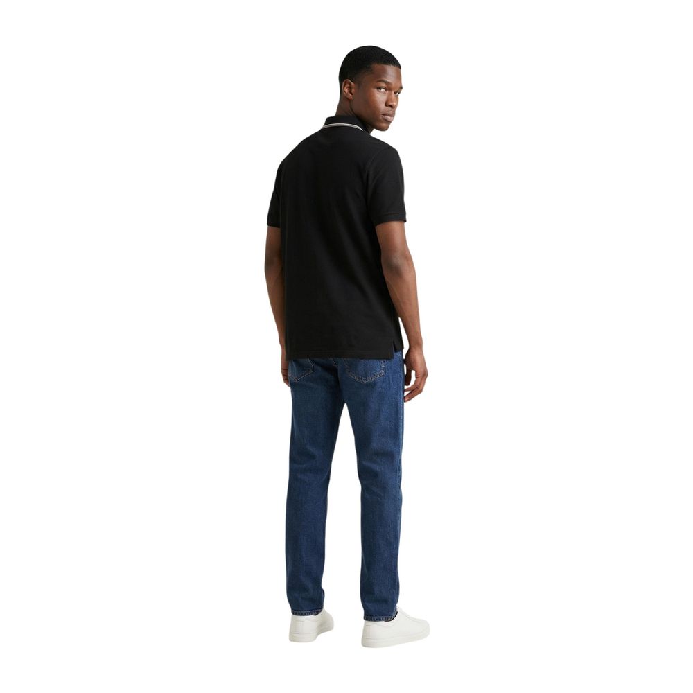 Colmar Originals Black Cotton Polo Shirt | Regal Royce