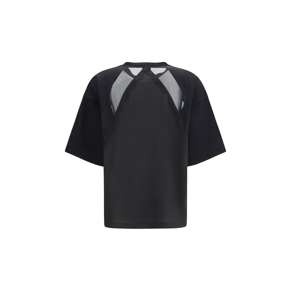 PINKO Black Cotton T-Shirt | Regal Royce