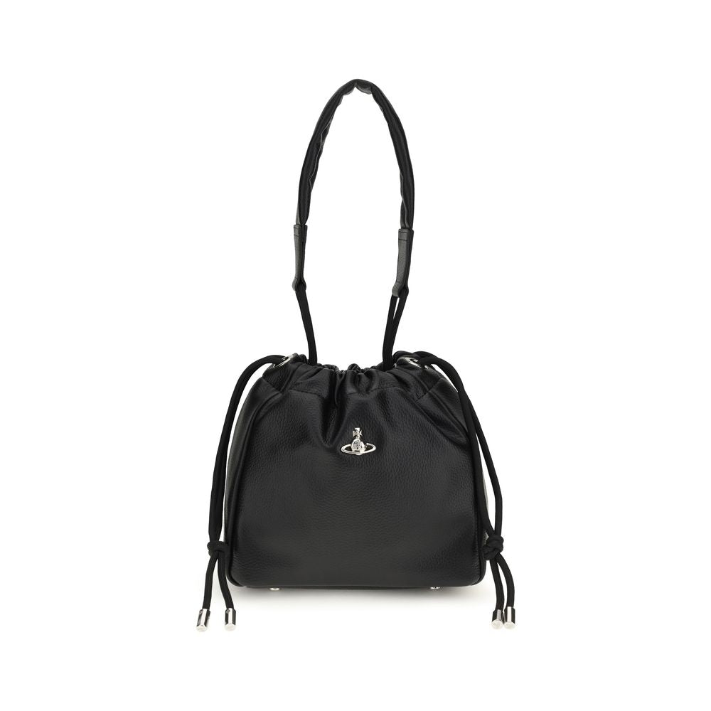 Vivienne Westwood Black Polyethylene Shoulder Bag | Regal Royce
