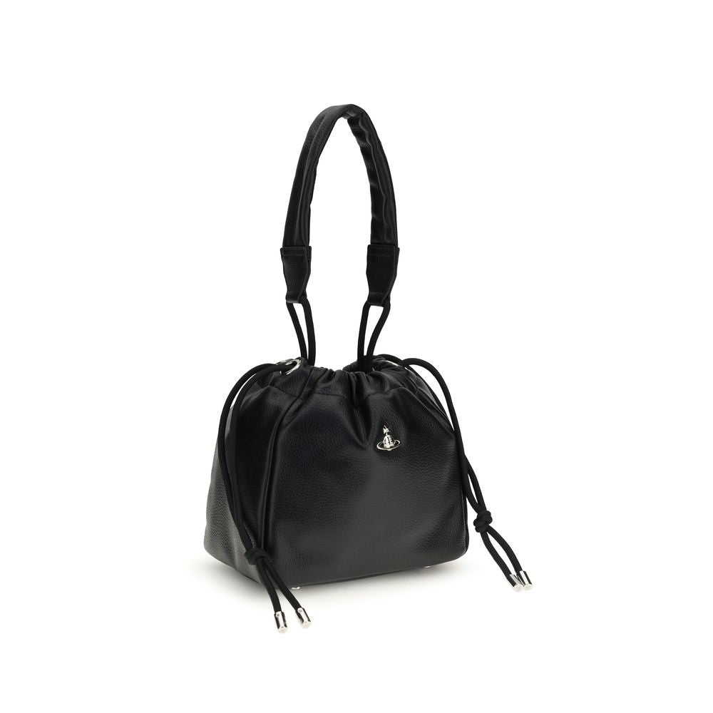 Vivienne Westwood Black Polyethylene Shoulder Bag | Regal Royce