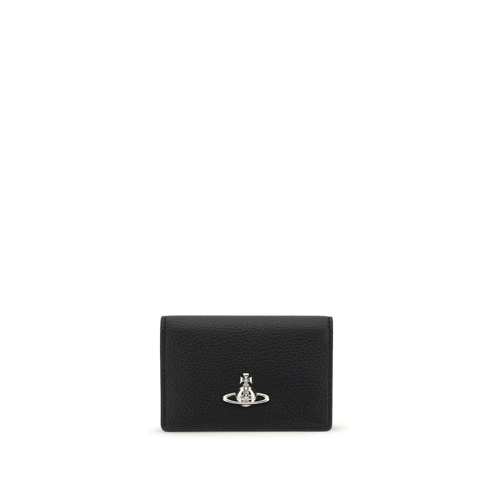 Vivienne Westwood Black Polyurethane Wallet | Regal Royce